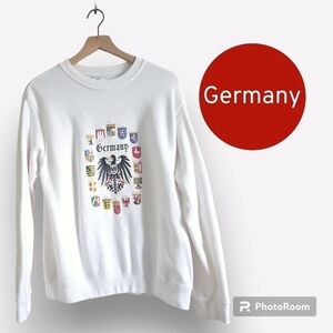 🟢 3 for $30 🟢   GERMANY CREW NECK PULLOVER SWEATSHIRT - UNISEX